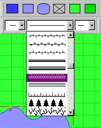 Linestyle selector